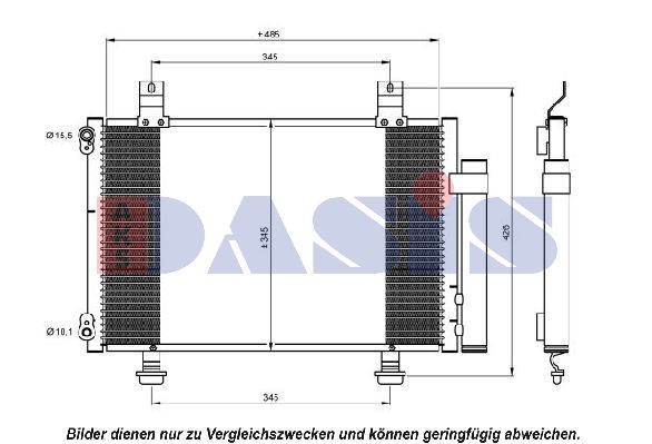 AKS DASIS kondensatorius, oro kondicionierius 322018N